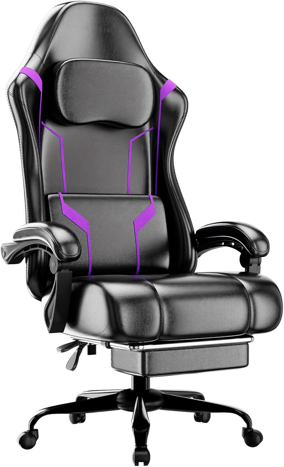 Home Office Chair - 포켓 스프링 쿠션과 발판이 있는 인체공학적