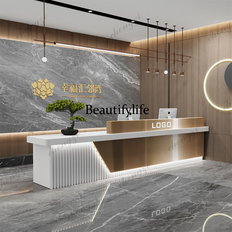 Home Office Industrial Design - PPP 산업용 모던 리셉션 데스크 뷰티