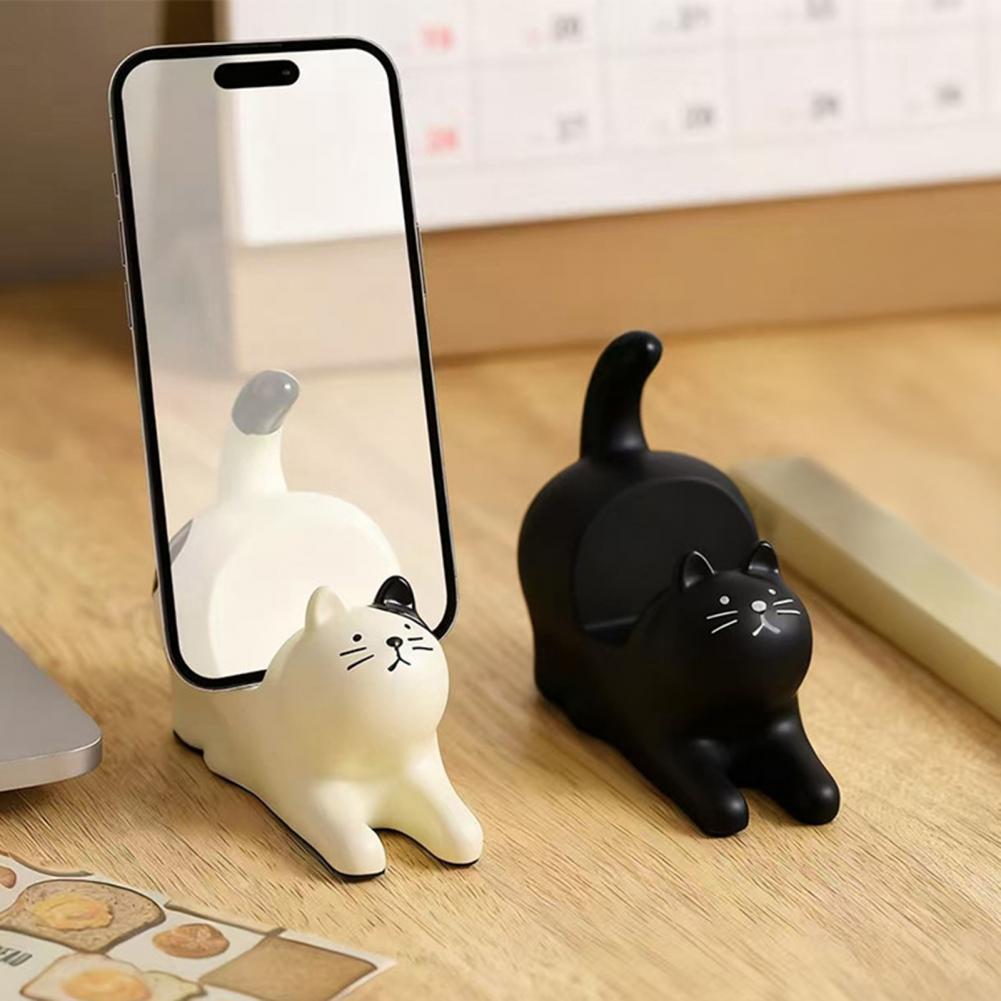 Home Office With View - 무게추가 있는 귀여운 고양이 모양 휴대폰