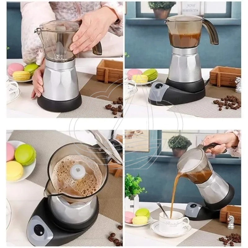 전기 에스프레소 모카포트 분리형 이탈리아 커피메이커 ( - Home Office Moka 리뷰 및 가격