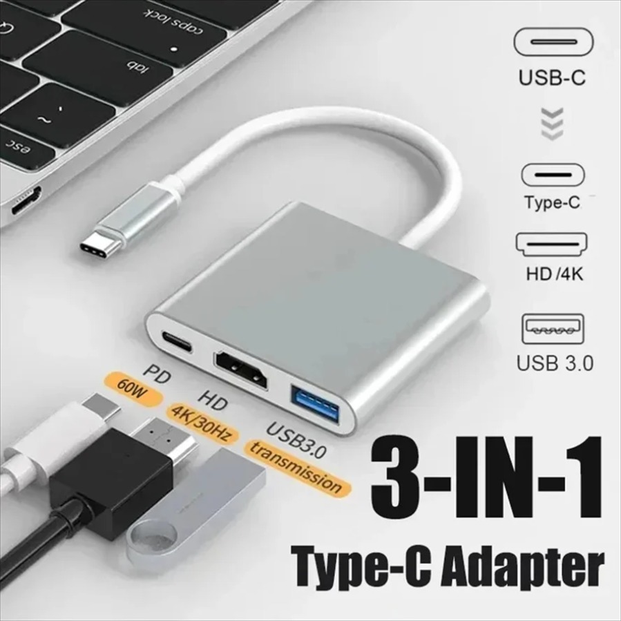 3-in-1 USB 3.0 허브 USB-C-HDMI 호 - Home Office For Mac 리뷰 및 가격