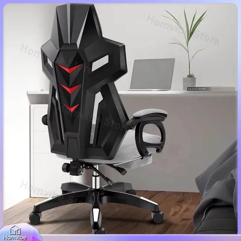 인체공학적 게이밍 의자, 요추 지지대, 높이 조절 가능 - Home Office Desks 리뷰 및 가격