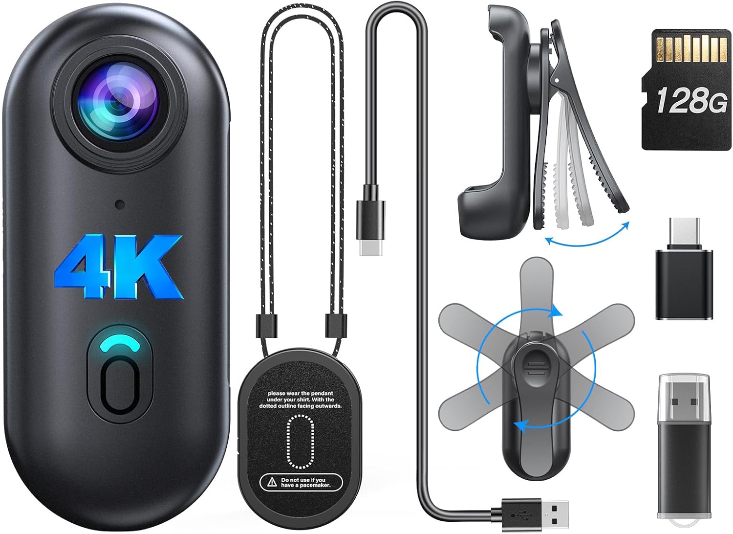 BOBLOV W4 미니 바디 카메라 1080P HD 자 - Webcam Hd 1080P 리뷰 및 가격