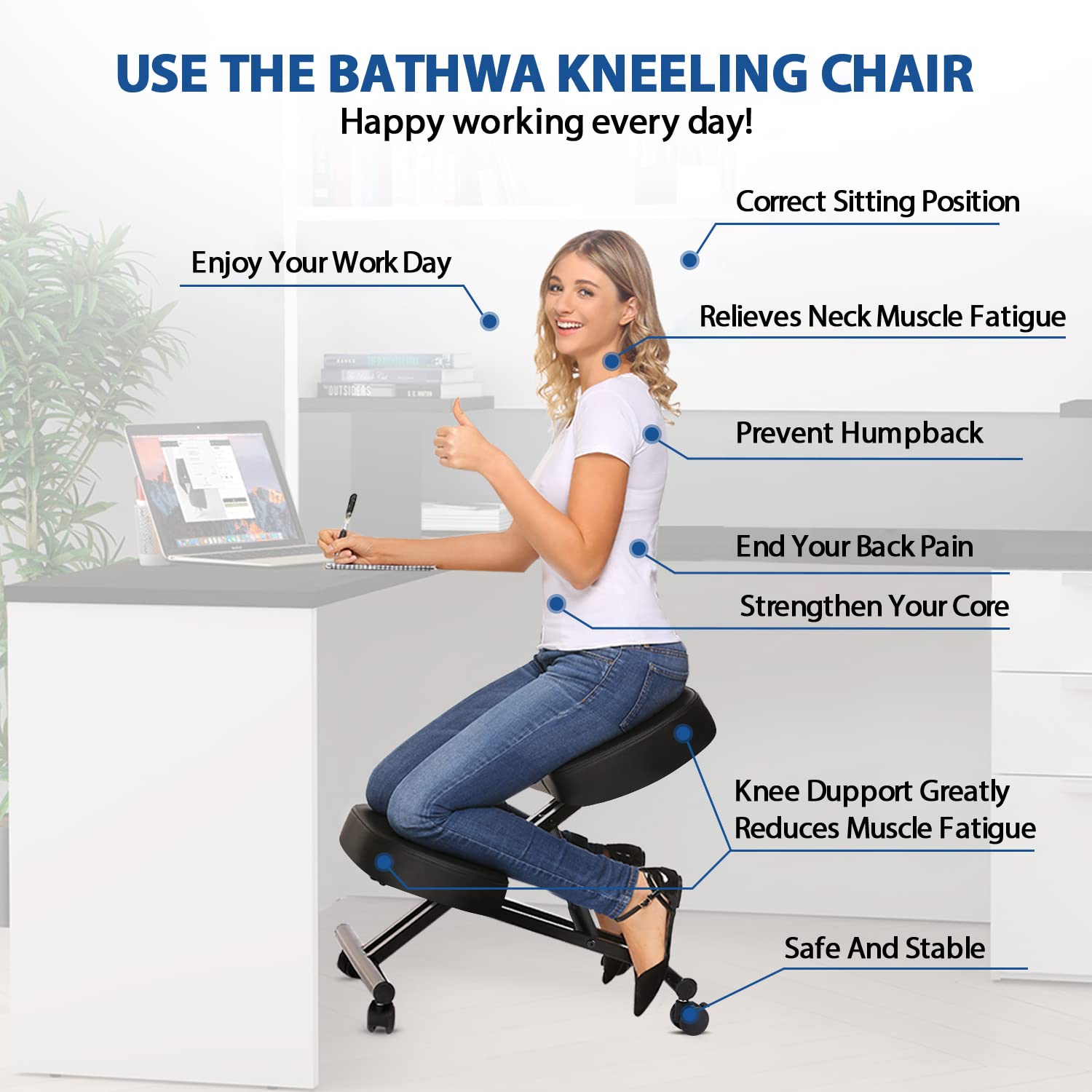 사무실용 인체공학적 무릎꿇이 의자, 가정 및 사무실용  - Home Office Chair 리뷰 및 가격