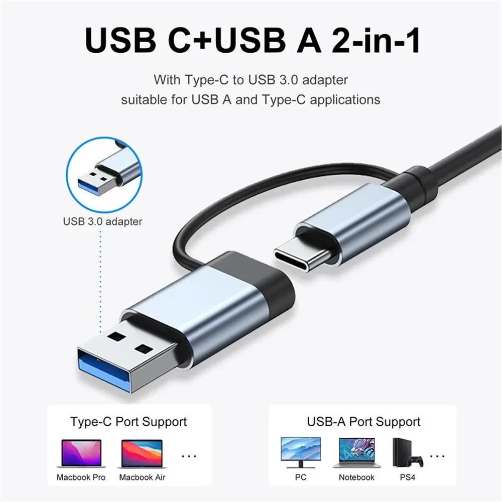 타입 C 허브 USB 스플리터 8 in 1 USB 확장 - Home Office For Mac 리뷰 및 가격