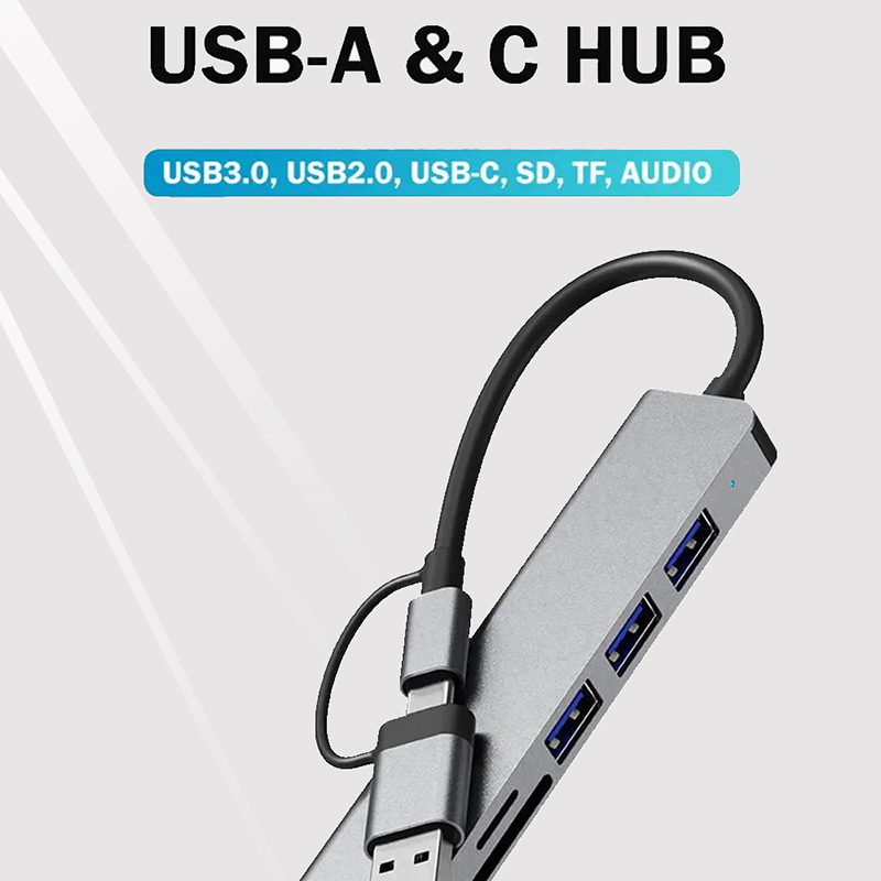 타입 C 허브 USB 스플리터 8 in 1 USB 확장 - Home Office For Mac 리뷰 및 가격