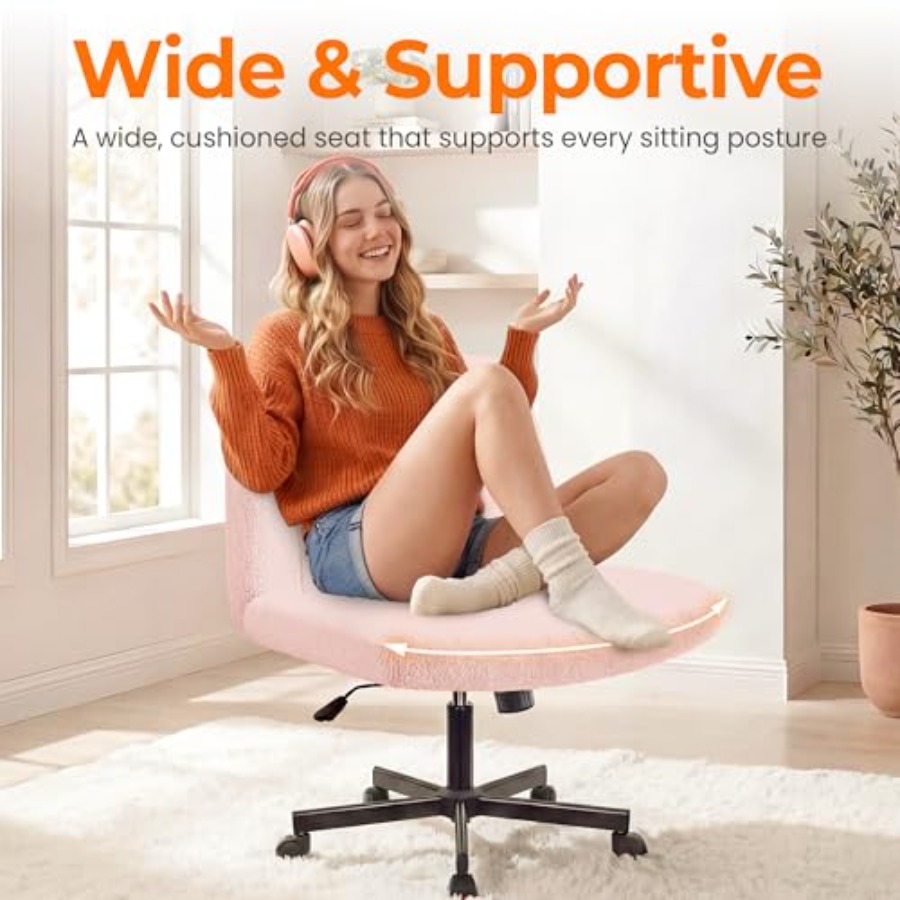 바퀴 달린 크리스크로스 의자, 홈 오피스용 크로스 레그 - Home Office Chair 리뷰 및 가격