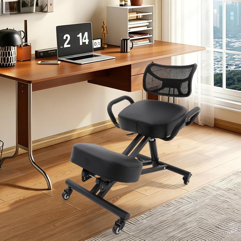 등받이가 있는 인체공학적 무릎꿇이 의자, 가정 사무실용 - Home Office Chair 리뷰 및 가격