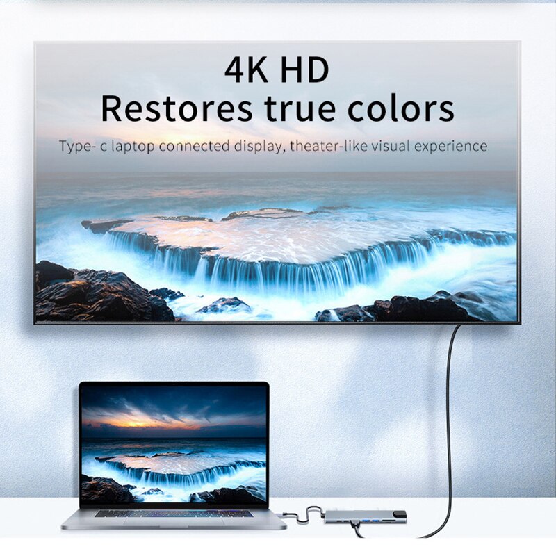 USB 타입 C 허브 어댑터, SD Tf Rj45 카드 - Home Office For Mac 리뷰 및 가격
