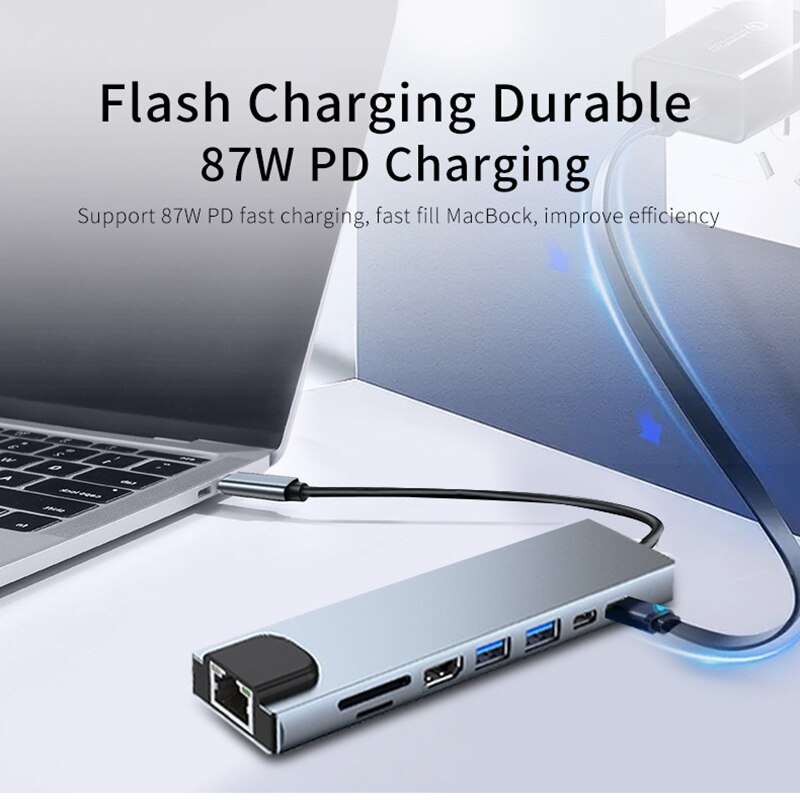 USB 타입 C 허브 어댑터, SD Tf Rj45 카드 - Home Office For Mac 리뷰 및 가격