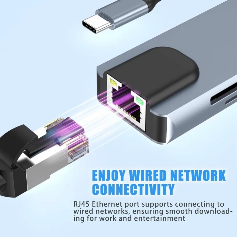 USB C 허브 8/7 in 1 4K HDMI 어댑터  - Home Office For Mac 리뷰 및 가격