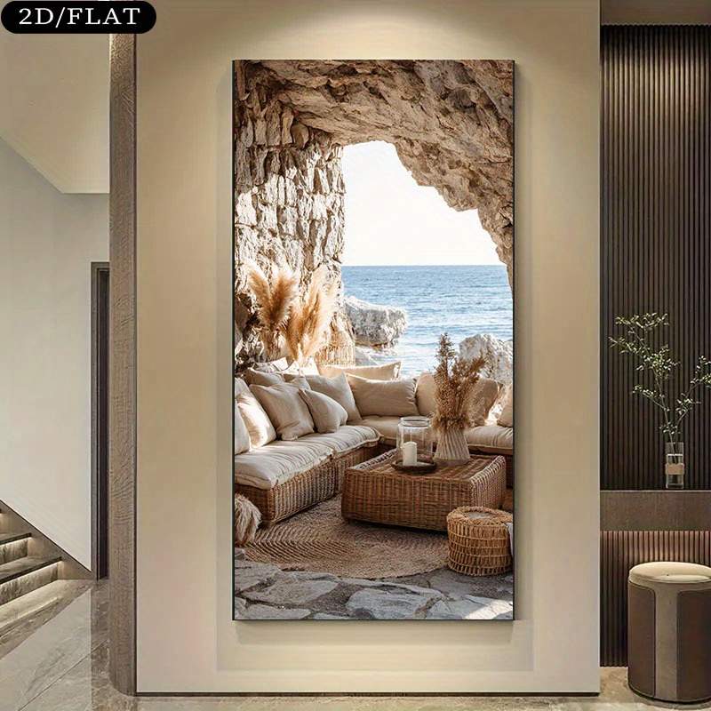 Extra Large Coastal Beach Cave - Home Office With View 리뷰 및 가격
