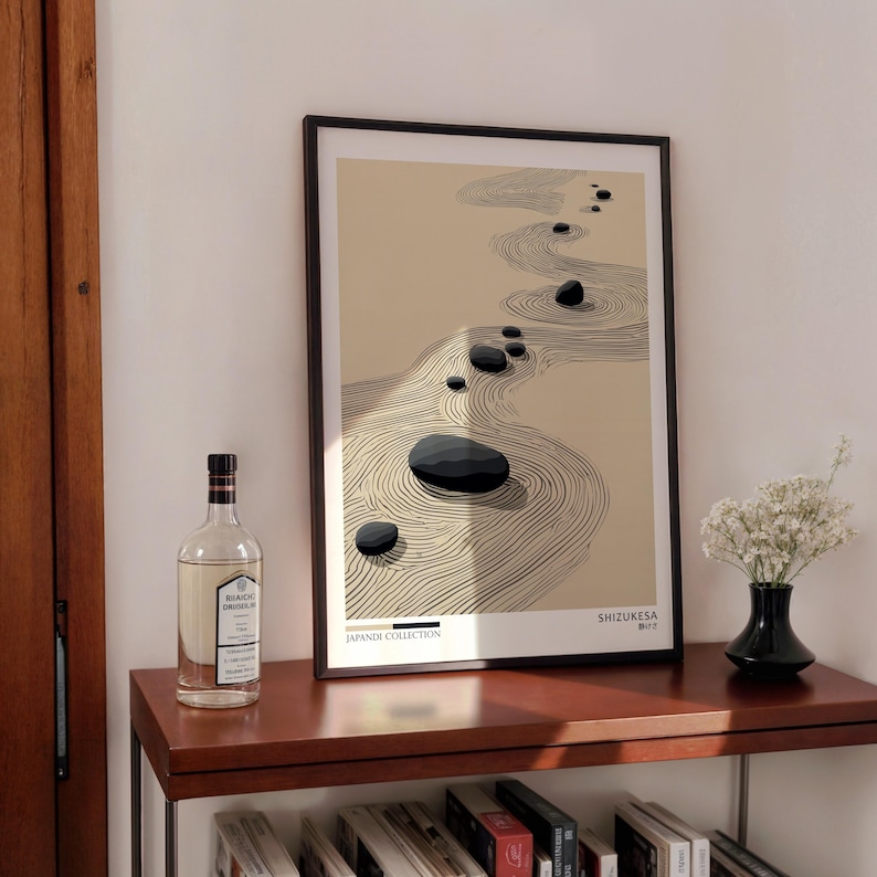 2pcs Japandi Zen 캔버스 벽 아트 포스터, - Home Office For Two 리뷰 및 가격