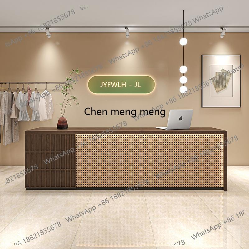 디스플레이 웰컴 리셉션 데스크 고객 맞춤형 산업용 서랍 - Home Office Industrial Design 리뷰 및 가격