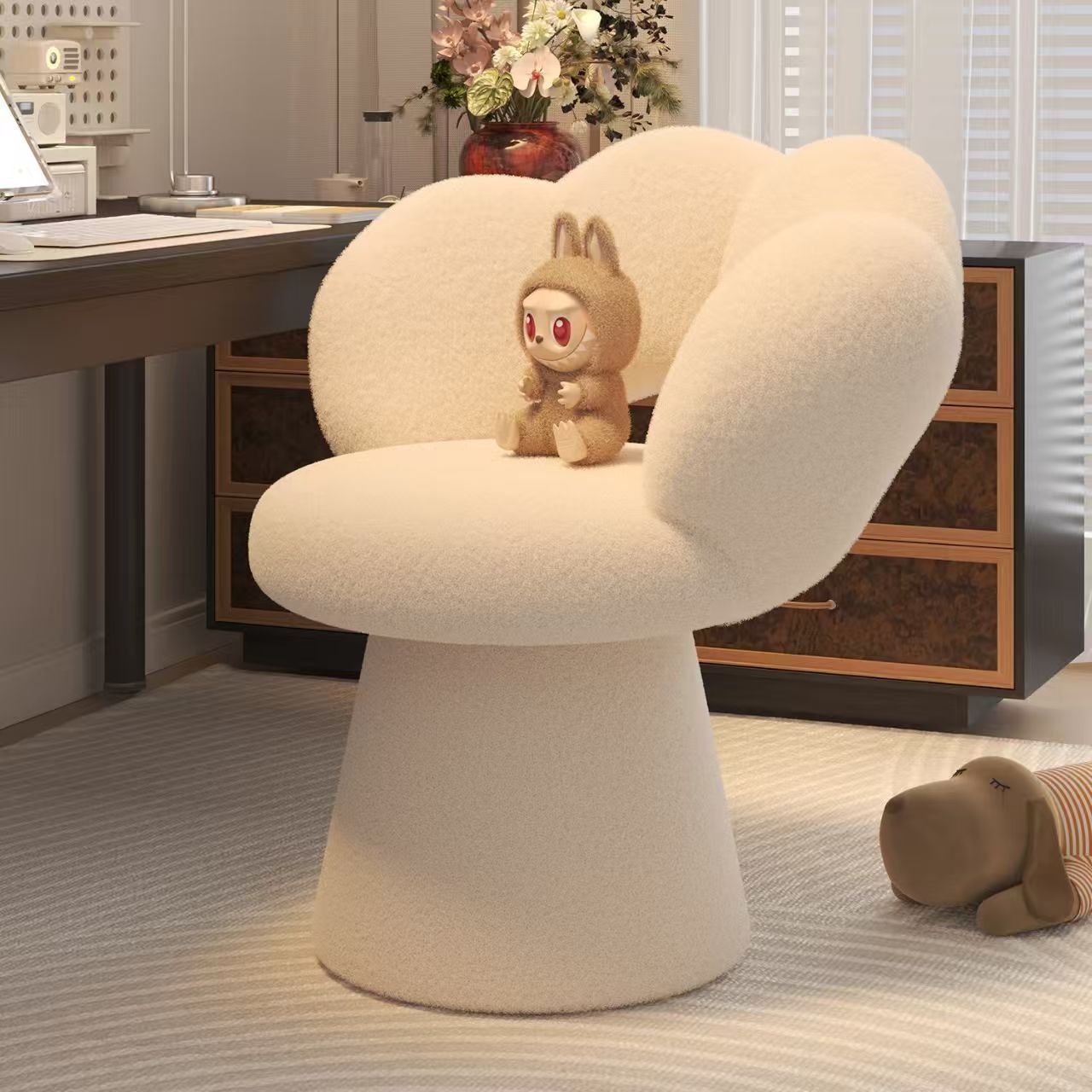 인체공학적 홈 오피스 책상 의자 요추 지지대 부드러운  - Home Office In Living Room 리뷰 및 가격
