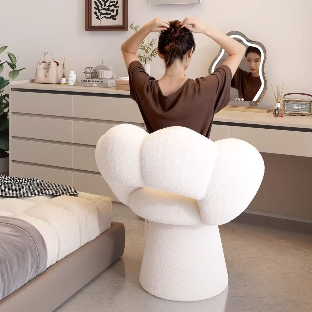 인체공학적 홈 오피스 책상 의자 요추 지지대 부드러운  - Home Office In Living Room 리뷰 및 가격