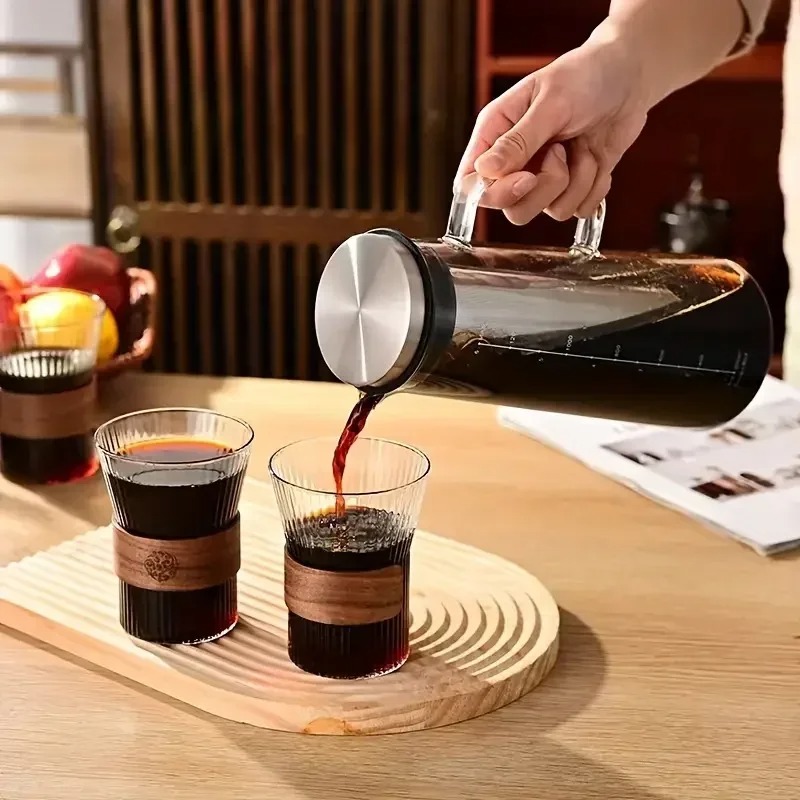 유리 냉침 커피 메이커 포트, 분리형 스테인리스 스틸  - Home Office Moka 리뷰 및 가격