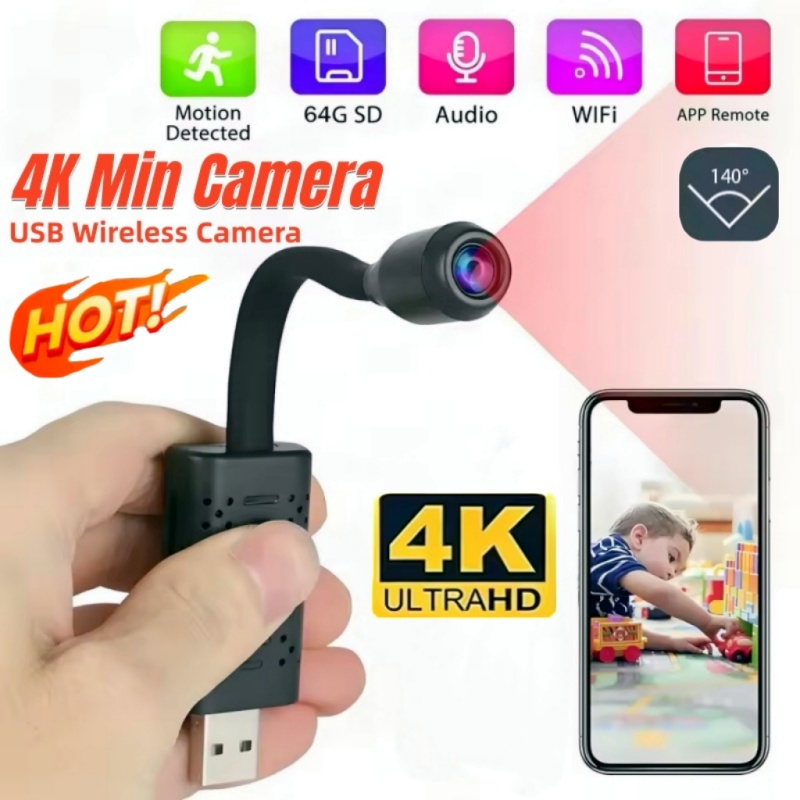 4K USB 감시 WiFi 카메라 미니 유연한 렌즈 케 - Home Office With View 리뷰 및 가격